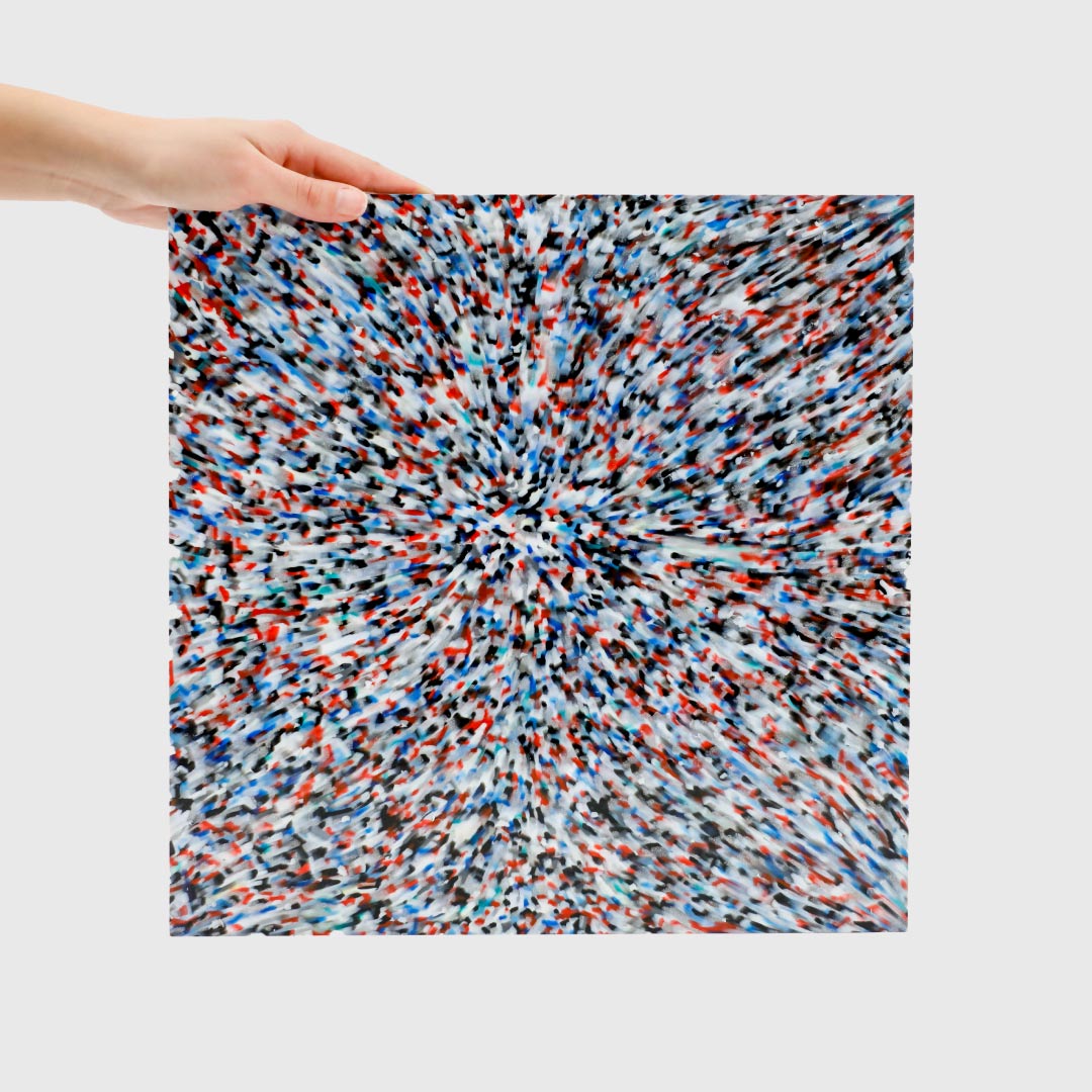 Recycled polymer sheet 35x35 cm